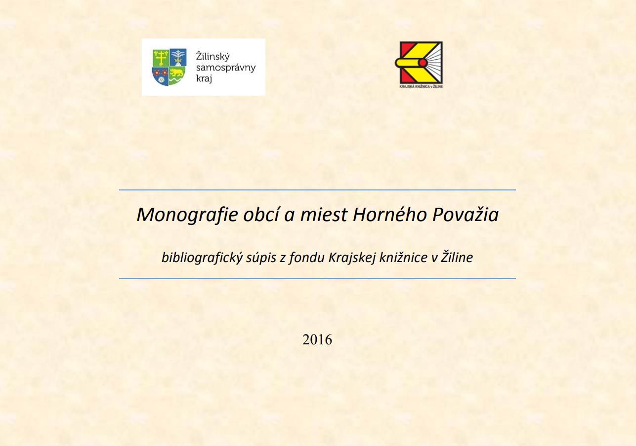 Monografia obcí Horného Považia