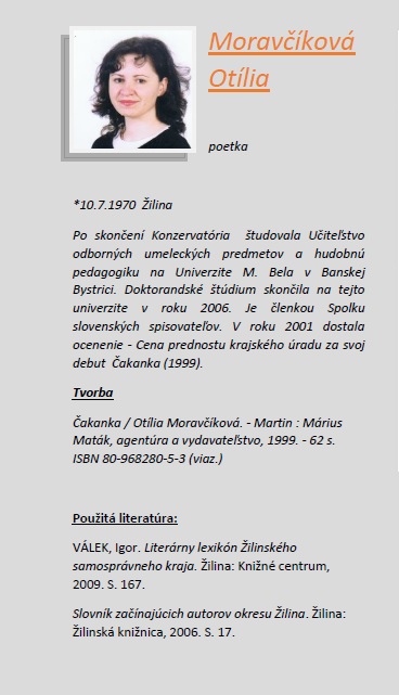 obálka Moravčíková
